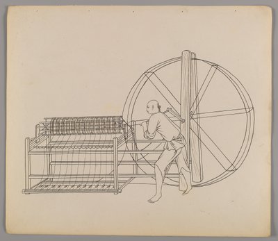 Album of separate leaves: Silk Cultivation and Production by Chinese School